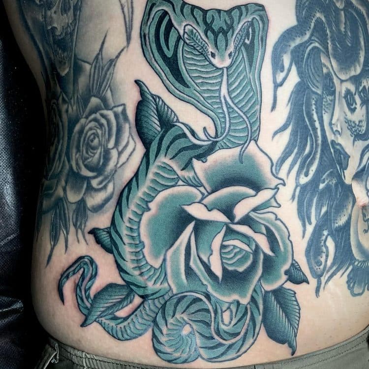 Recent tattoo work by Mike Horman
