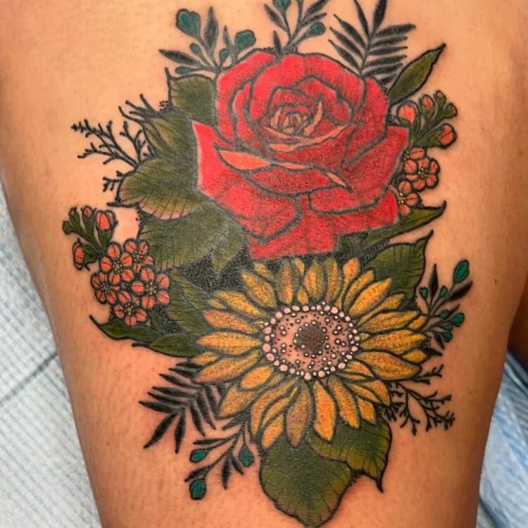 Recent tattoo work by Shannon Vagott